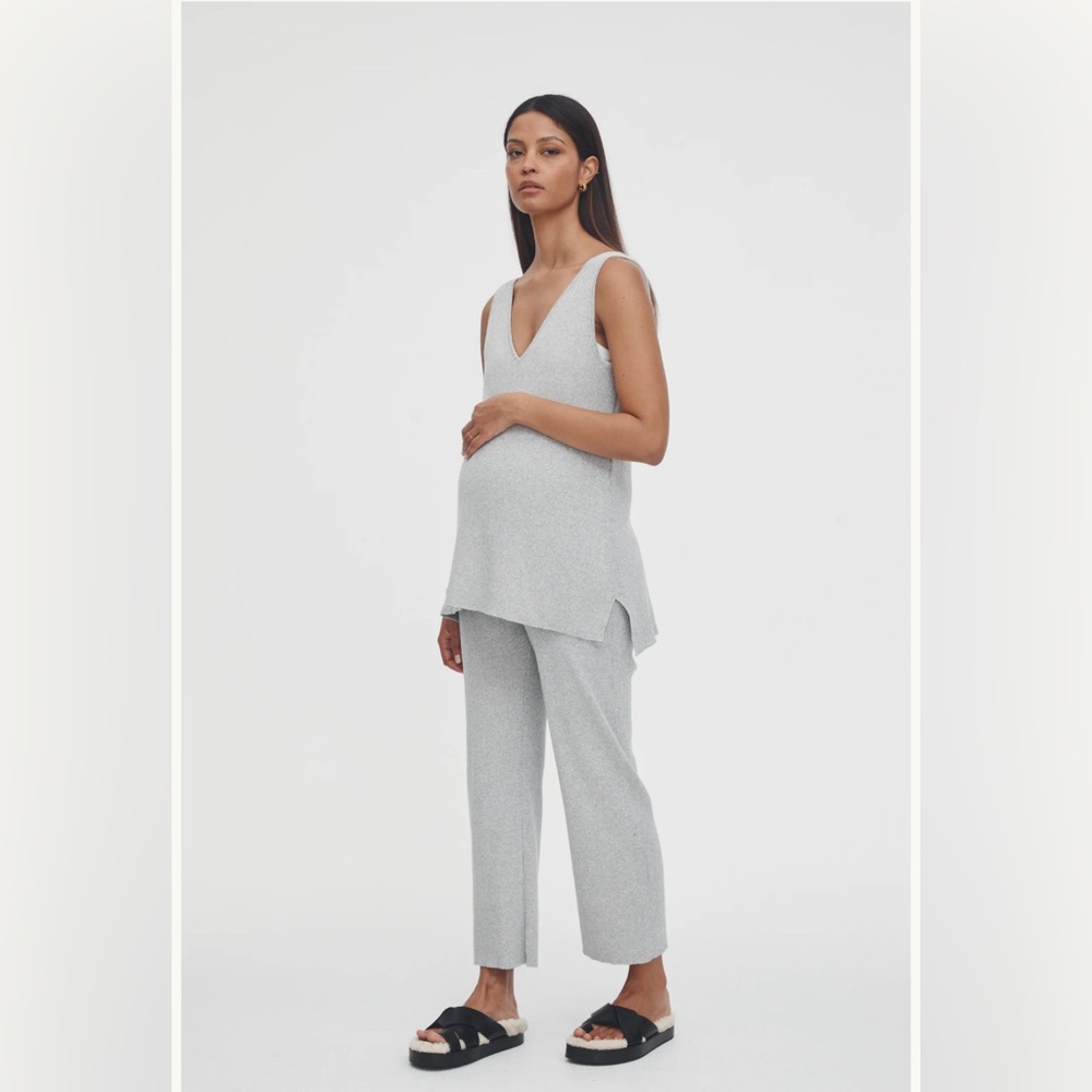 Legoe Heritage - KNIT PANT (GREY MARLE)